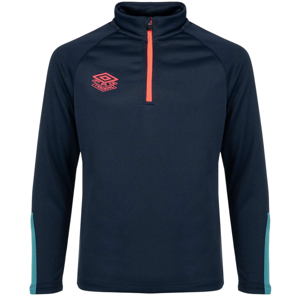 Umbro Formation Kids Long Sleeved Half-Zip Training Top