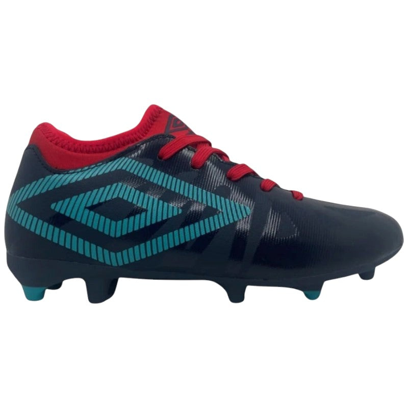 Umbro Ventura Kids Firm Ground Slip-On Laced Football Boots