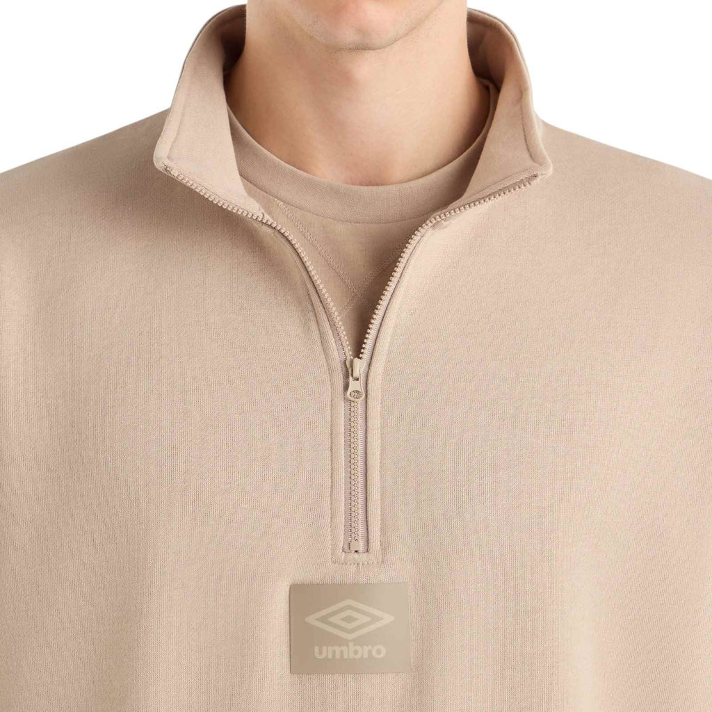 Umbro Relaxed Mens Quarter-Zip Fleece