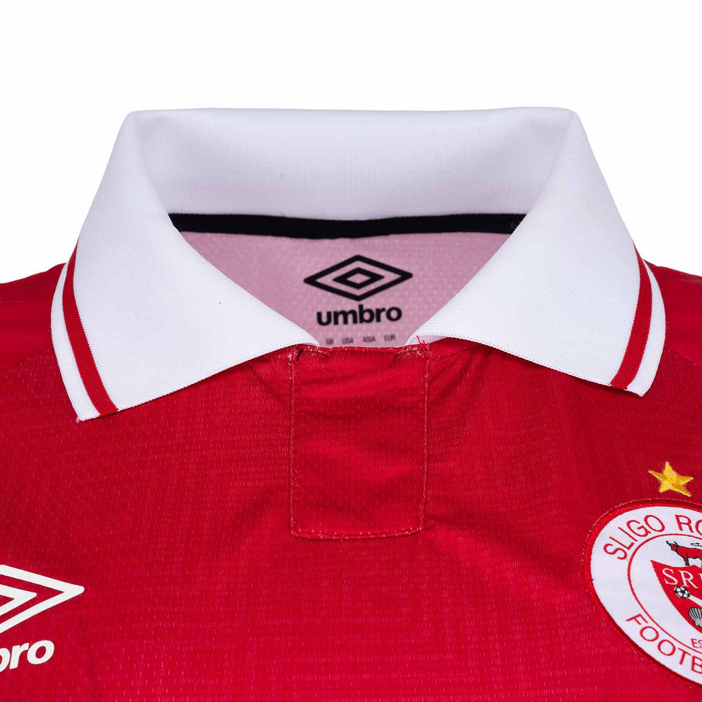 Umbro Sligo Rovers Football 2024/25 Womens Short Sleeved Home Jersey