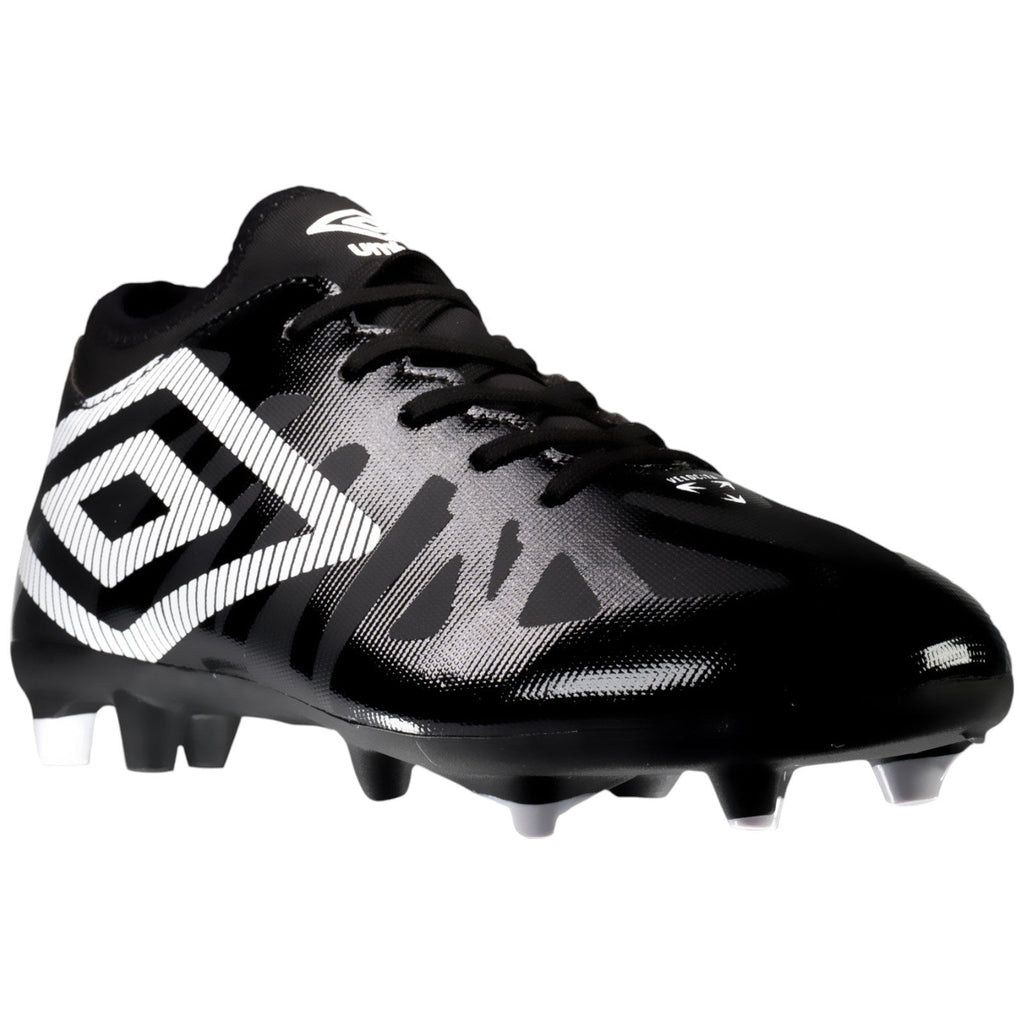 Umbro Ventura Kids Firm Ground Slip-On Laced Football Boots