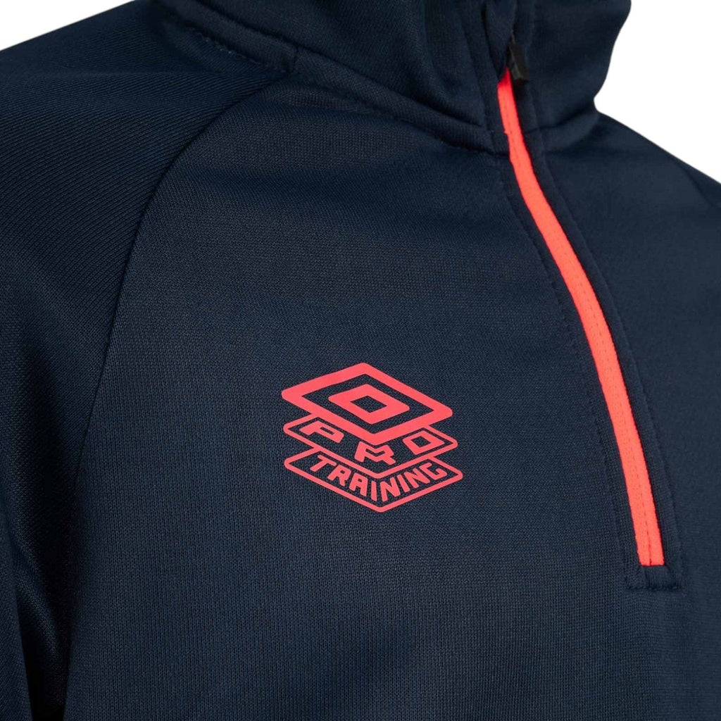 Umbro Formation Kids Long Sleeved Half-Zip Training Top